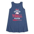thumbnail image 1 of Instant Message - Dad's Favorite T-Ball Player - Girls Aline Dress, 1 of 6