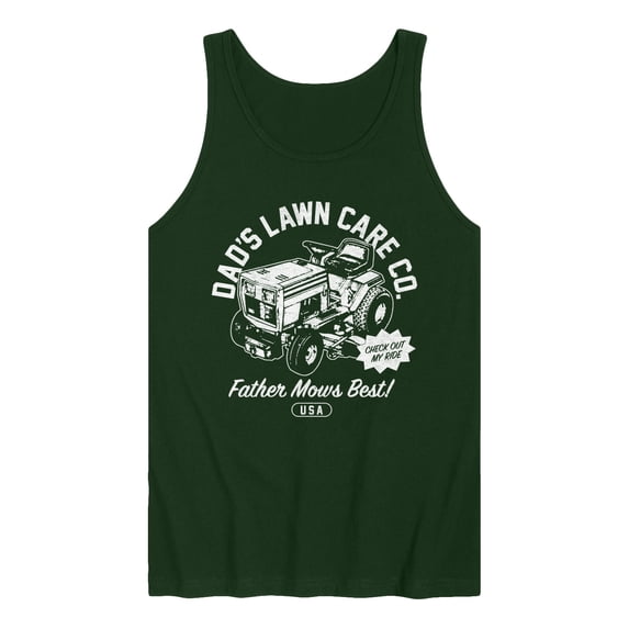 Instant Message - Dad's Lawn Care Co. Graphic Tank Top