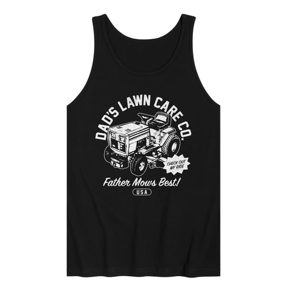 Instant Message - Dad's Lawn Care Co. Graphic Tank Top