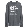 thumbnail image 1 of Instant Message - Dada Daddy Dad Bruh Long Sleeve Graphic T-Shirt, 1 of 5