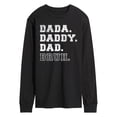 thumbnail image 1 of Instant Message - Dada Daddy Dad Bruh Long Sleeve Graphic T-Shirt, 1 of 4