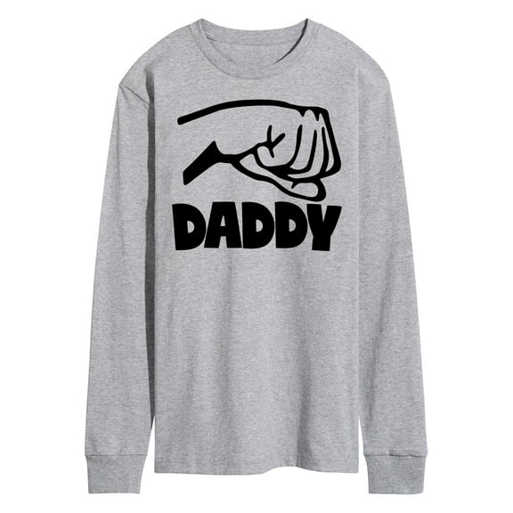 Instant Message - Daddy And Me Fist Bump - Men's Long Sleeve T-Shirt