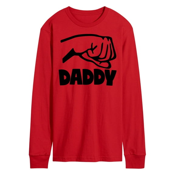Instant Message - Daddy And Me Fist Bump - Men's Long Sleeve T-Shirt