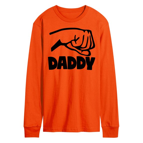 Instant Message - Daddy And Me Fist Bump - Men's Long Sleeve T-Shirt