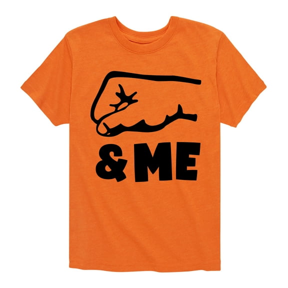 Instant Message - Daddy And Me Fist Bump - Toddler & Youth Short Sleeve Graphic T-Shirt