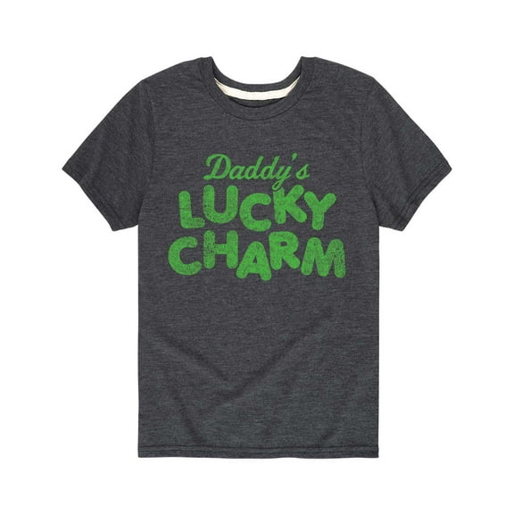 Instant Message - Daddy Lucky Charm  - St Patrick Day Youth  Short Sleeve Tee