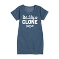 thumbnail image 1 of Instant Message - Daddy's Clone - Toddler & Youth Girls Fleece Dress, 1 of 6
