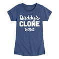 thumbnail image 1 of Instant Message - Daddy's Clone - Toddler & Youth Girls Short Sleeve Graphic T-Shirt, 1 of 6