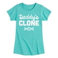 thumbnail image 1 of Instant Message - Daddy's Clone - Toddler & Youth Girls Short Sleeve Graphic T-Shirt, 1 of 6