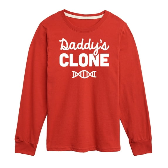 Instant Message - Daddy's Clone - Toddler & Youth Long Sleeve Graphic T-Shirt