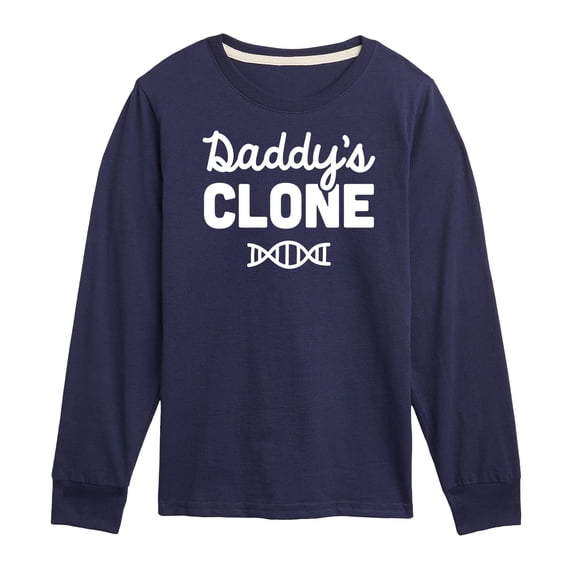 Instant Message - Daddy's Clone - Toddler & Youth Long Sleeve Graphic T-Shirt