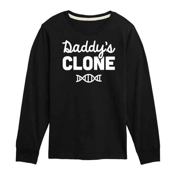 Instant Message - Daddy's Clone - Toddler & Youth Long Sleeve Graphic T-Shirt
