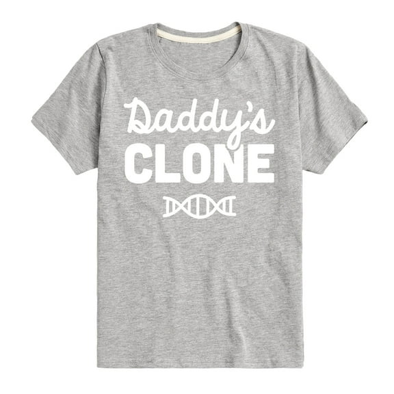 Instant Message - Daddy's Clone - Toddler & Youth Short Sleeve Graphic T-Shirt