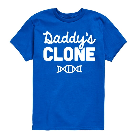 Instant Message - Daddy's Clone - Toddler & Youth Short Sleeve Graphic T-Shirt