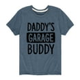 thumbnail image 1 of Instant Message - Daddy's Garage Buddy - Toddler Short Sleeve Tee, 1 of 5