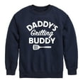 thumbnail image 1 of Instant Message - Daddy's Grilling Buddy - Toddler & Youth Crewneck Fleece Sweatshirt, 1 of 6