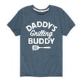 thumbnail image 1 of Instant Message - Daddy's Grilling Buddy - Toddler & Youth Short Sleeve Graphic T-Shirt, 1 of 6