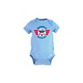 thumbnail image 1 of Instant Message - Daddy's Wingman, Plane - Infant Baby One Piece, 1 of 5