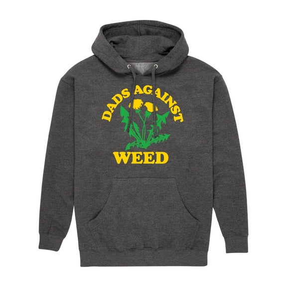 Instant Message - Dads Against Weed - Men's Pullover Hooded Fleece Sweatshirt