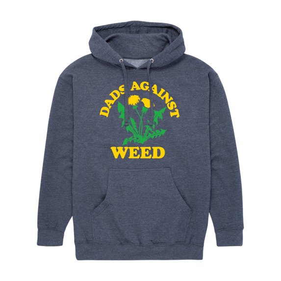 Instant Message - Dads Against Weed - Men's Pullover Hooded Fleece Sweatshirt