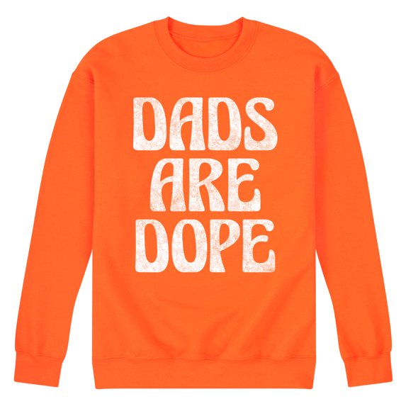 Instant Message - Dads Are Dope - Men's Crew Neck Fleece Pullover