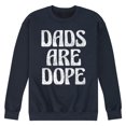 thumbnail image 1 of Instant Message - Dads Are Dope  - Men's Crew Neck Fleece Pullover, 1 of 6