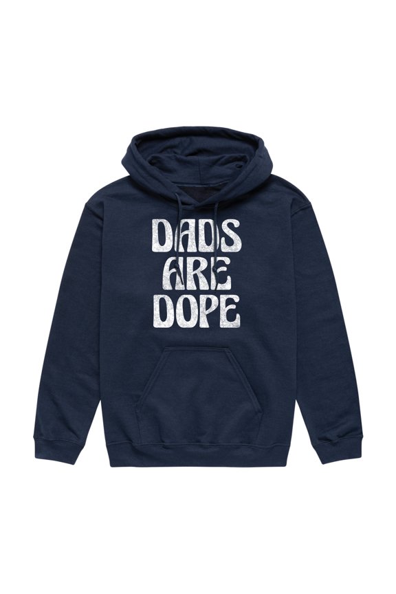 - Dads Are Dope  - Men's Pullover Hooded Fleece Sweatshirt
