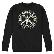 Instant Message - Dads Garage Fixer Of All Things  - Men's Crew Neck Fleece Pullover