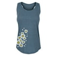 thumbnail image 1 of Instant Message - Daisies Side Hit - Women's Racerback Tank, 1 of 5