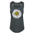 thumbnail image 1 of Instant Message - Daisy Heart Drawing - Women's Racerback Tank, 1 of 5