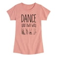 thumbnail image 1 of Instant Message - Dance Your Own Way - Youth Girls Short Sleeve T-shirt, 1 of 5