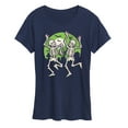 thumbnail image 1 of Instant Message - Dancing Skeletons - Women's Short Sleeve Graphic T-Shirt, 1 of 6