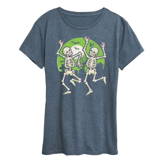 Instant Message - Dancing Skeletons - Women's Short Sleeve Graphic T-Shirt