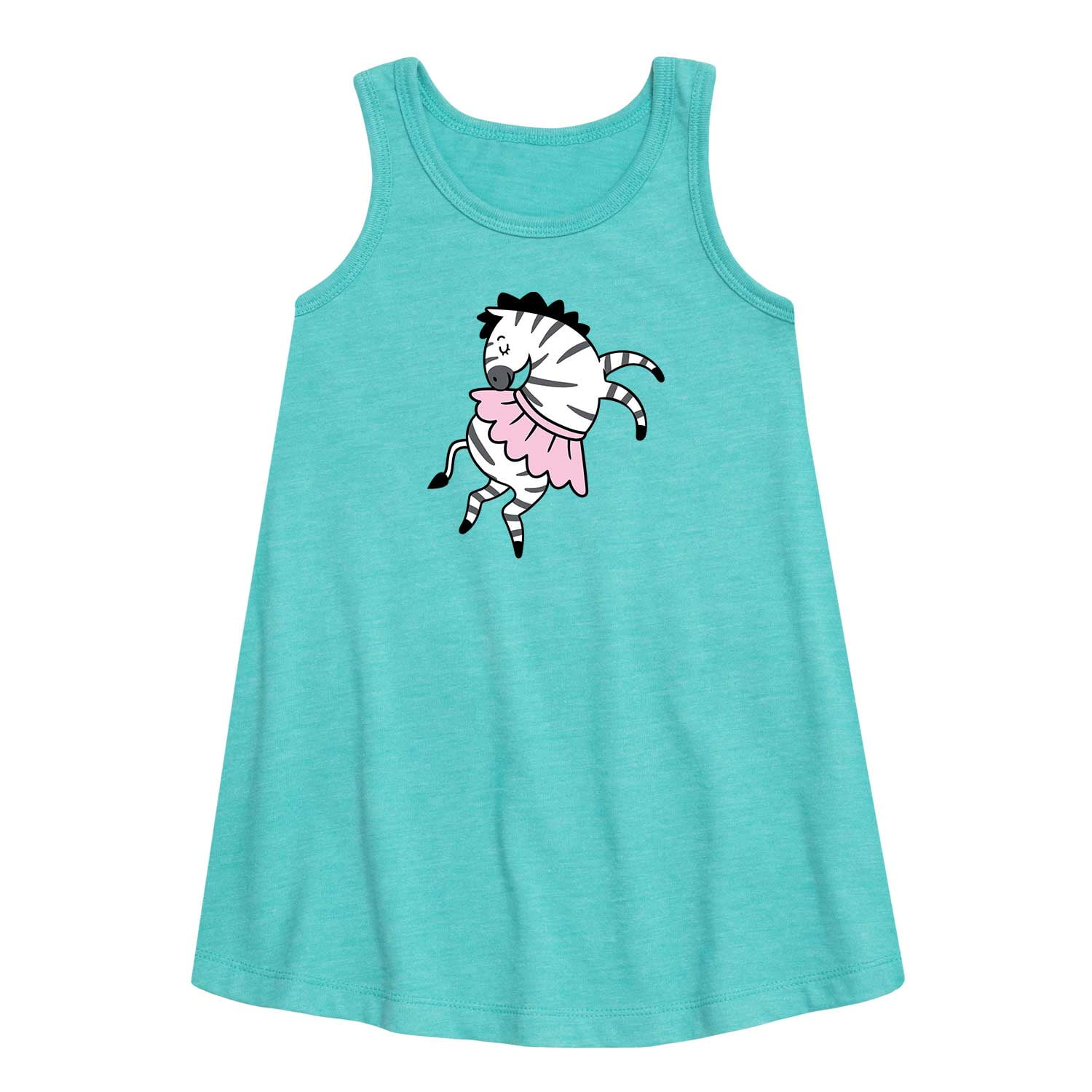 Body Girl Zebra Printed Silky Satin Nightwear Short Dress For Girls & Women Free Size