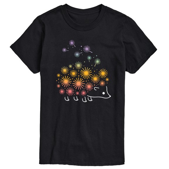 Instant Message - Dandelion Hedgehog Short Sleeve Graphic T-Shirt