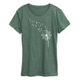 thumbnail image 1 of Instant Message - Dandelion Seeds - Women's Short Sleeve Graphic T-shirt, 1 of 5