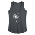 thumbnail image 1 of Instant Message - Dandelion With Stars Graphic Racerback Tank, 1 of 5