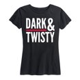thumbnail image 1 of Instant Message - Dark And Twisty - Pop Culture Cute - Women's Short Sleeve Graphic T-Shirt, 1 of 5