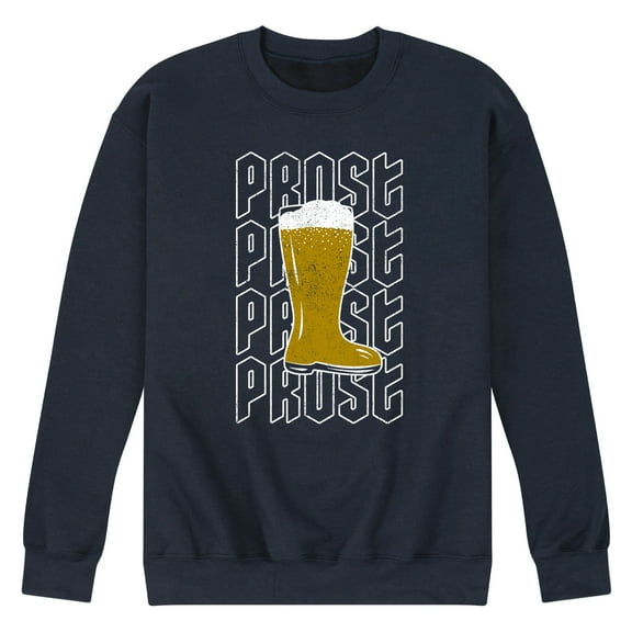 Instant Message - Das Boot Prost - Men's Crew Neck Fleece Pullover