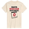 thumbnail image 1 of Instant Message - Days Without Dad Jokes Short Sleeve Graphic T-Shirt, 1 of 5