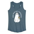 thumbnail image 1 of Instant Message - Dead Inside Caffeinated Ghost - Women's Racerback Tank Top, 1 of 5