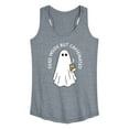 thumbnail image 1 of Instant Message - Dead Inside Caffeinated Ghost - Women's Racerback Tank Top, 1 of 5
