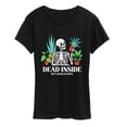 thumbnail image 1 of Instant Message - Dead Inside Loves Plants - Women's Short Sleeve Graphic T-Shirt, 1 of 6