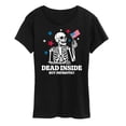 thumbnail image 1 of Instant Message - Dead Inside Patriotic - Ladies Short Sleeve Classic Fit Tee, 1 of 5