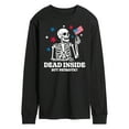 thumbnail image 1 of Instant Message - Dead Inside Patriotic - Men's Long Sleeve T-Shirt, 1 of 6