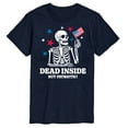 thumbnail image 1 of Instant Message - Dead Inside Patriotic - Men's Short Sleeve Graphic T-Shirt, 1 of 6