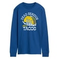 thumbnail image 1 of Instant Message - Dead Serious About Tacos - Men's Long Sleeve T-Shirt, 1 of 6