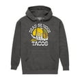 thumbnail image 1 of Instant Message - Dead Serious About Tacos - Men's Pullover Hooded Fleece Sweatshirt, 1 of 6