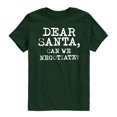 thumbnail image 1 of Instant Message - Dear Santa Can We Negotiate Short Sleeve Graphic T-Shirt, 1 of 4
