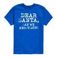 thumbnail image 1 of Instant Message - Dear Santa Can We Negotiate Short Sleeve Graphic T-Shirt, 1 of 5